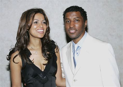 babyface and wife|babyface and his new wife.